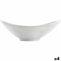 Поднос Quid Gastro Керамика Белый (28,2 x 15,5 x 9 cm) (Pack 4x)