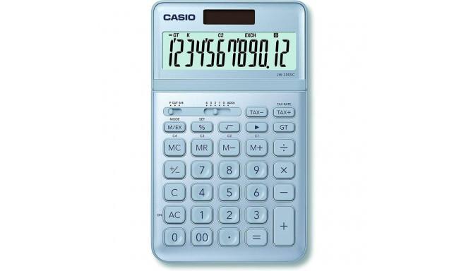 Calculator Casio JW-200SC-BU Blue Plastic