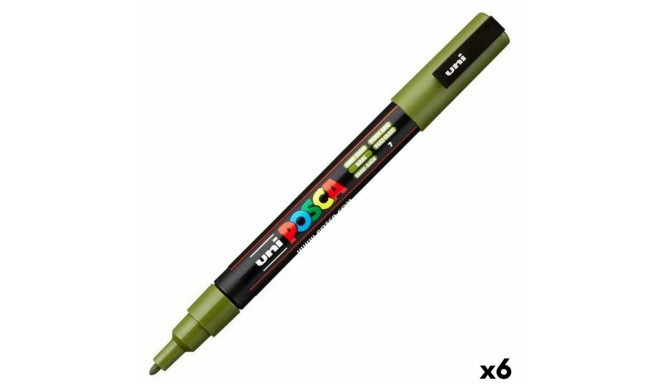 Marker POSCA PC-3M Roheline (6 Ühikut)