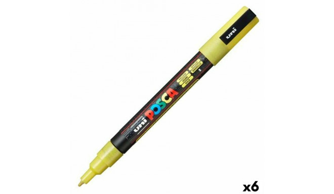 Маркер POSCA PC-3ML Жёлтый (6 штук)