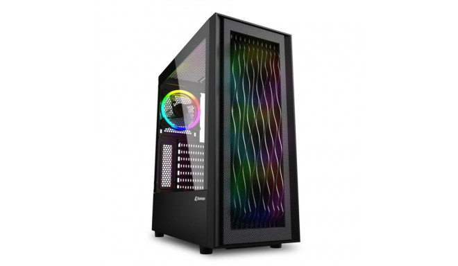 ATX Semi-tower Box Sharkoon RGB Wave Black