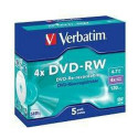 DVD-RW Verbatim 5 Units Black 4,7 GB 4x (5 Units)