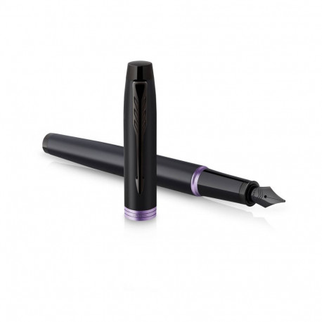 Parker IM Vibrant Rings Amethyst Purple Fountain Pen (F) - 2172948