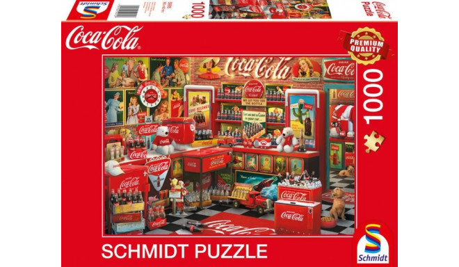 Schmidt Spiele Coca Cola - Nostalgie-Shop, jigsaw puzzle (1000 pieces)