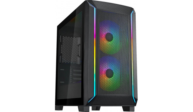 SilverStone SST-FA312Z-BG, Tower Case (black, Tempered Glass)