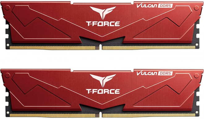 Team Group RAM DDR5 32GB 5600 CL 36 Dual-Kit FLRD532G5600HC36BDC01 VULCAN XMP red