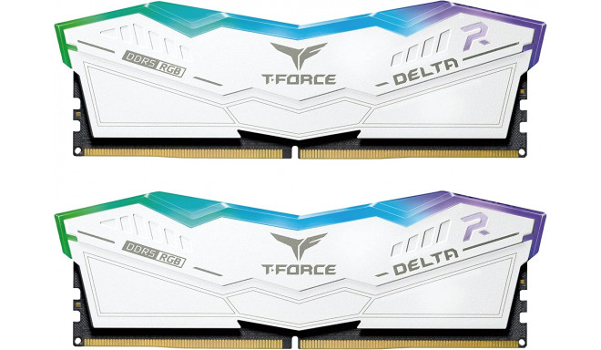 Team Group DDR5 32GB - 7800 - CL - 38 - Dual-Kit - DIMM - FF4D532G7800HC38DDC01, Delta RGB, XMP, whi