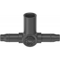 Gardena Micro-Drip-System T-piece for spray nozzles/end drippers, 4.6mm (3/16), connection (dark gre