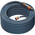 Gardena Textile Hose Liano Xtreme 1/2, 30 meter set (dark grey/orange, model 2023, incl. cleaning sy