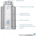 Homematic IP radiator thermostat Evo (HmIP-eTRV-ES), heating thermostat (silver)