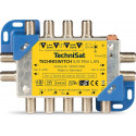 TechniSat TechniSwitch 5/8 mini LAN, multi-switch (yellow/silver)