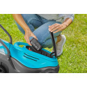 GARDENA Cordless Lawnmower PowerMax 30/18V P4A solo, 18V (black/turquoise, without battery and charg