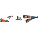 GARDENA Textile Hose Liano Xtreme 1/2", 10 meter set + indoor adapter (dark grey/orange, model 2023,