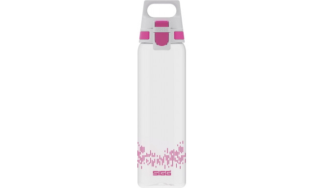 SIGG drinking bottle Total Clear One MyPlanet "Berry" 0.75L (transparent/berry, one-hand closure ONE