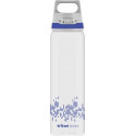 SIGG drinking bottle Total Clear One MyPlanet "Blue" 0.75L (transparent/dark blue, one-hand closure 