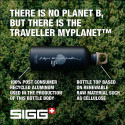 SIGG drinking bottle Traveler MyPlanet "Direction Plain" 1L (black)