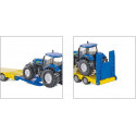 SIKU FARMER truck with New Holland tractors, model vehicle