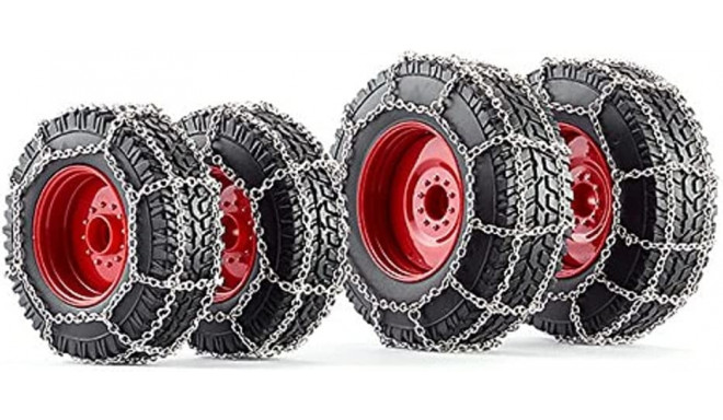 Wiking wheels with chains Fendt 828, model vehicle