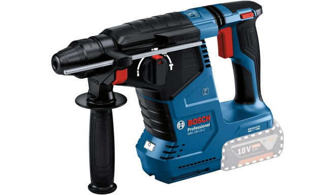 Bosch Cordless Hammer Drill GBH 18V-24 C Professional solo, 18V (blue/black, without battery and cha