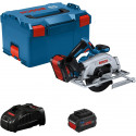 Bosch Cordless Circular Saw GKS 18V-57-2 Professional, 18V (blue/black, 2x Li-Ion battery ProCORE18V