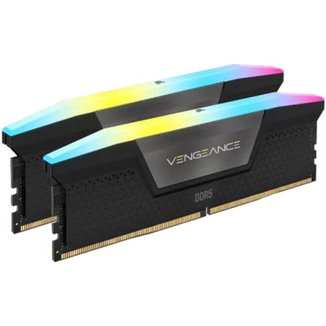 Corsair 48 GB DDR5-7000 Kit, memory (black, CMH48GX5M2B7000C40, Vengeance RGB, XMP)