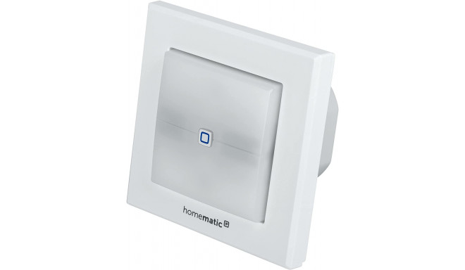 Homematic IP switching actuator for brand switches (HmIP-BSL), button (white, with signal light)