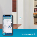 Homematic IP switching actuator for brand switches (HmIP-BSL), button (white, with signal light)