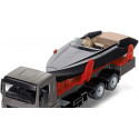 SIKU SUPER MAN truck with motor boat, model vehicle