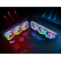 Thermaltake SWAFAN EX14 RGB PC Cooling Fan White TT Premium Edition, case fan (white, pack of 3, inc