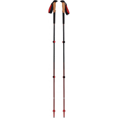 Black Diamond trekking poles Pursuit S/M, fitness device (grey/red, 1 pair, 100-125 cm)
