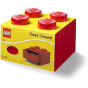 Room Copenhagen LEGO Desk Drawer 4 , storage box (red, knobs)