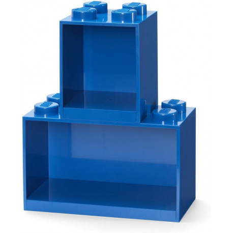 Room Copenhagen LEGO Regal Brick Shelf 8+4, Set 41171731 (blue, 2 shelves)
