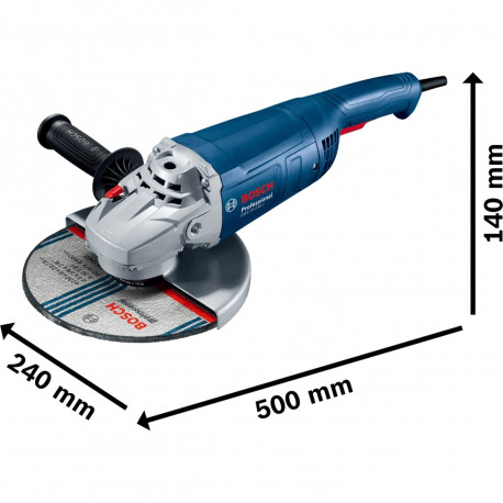 nurklihvija GWS 20-230 J Professional 2000W, sinine