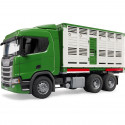 BRUDER Scania Super 560R Tiertransport-LKW (inkl. 1 Rind)