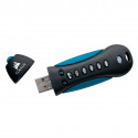 Corsair Flash Padlock 3 256 GB, USB stick (black/blue, USB-A 3.2 Gen 1)