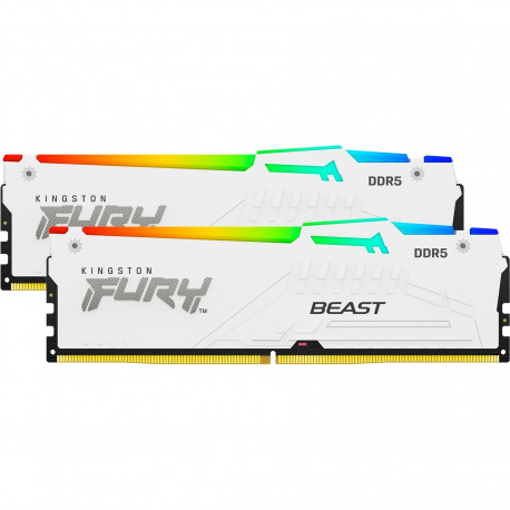 Kingston RAM Fury DDR5 64GB 6000 CL 36 (2x32GB) Dual Kit White (KF560C36BWEAK2-64 Beast