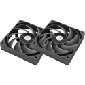 Thermaltake TOUGHFAN 14 Pro High Static Pressure PC Cooling Fan 140x140x25, case fan (black, 2 fans 