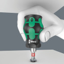 Wera Kraftform compact stubby magazine 1 bit set (black/green, 7 pieces)