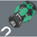 Wera Kraftform compact stubby magazine 1 bit set (black/green, 7 pieces)
