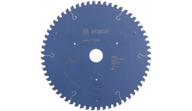 Bosch circular saw blade Expert for Wood, 250mm, 60Z (bore 30mm)