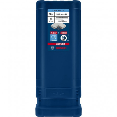 Bosch Expert hammer drill SDS-plus-7X, 6mm, 50 pieces (working length 100mm)