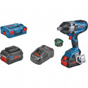 Bosch cordless impact wrench BITURBO GDS 18V-1050 HC Professional, 18V (blue/black, 2x battery ProCO