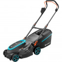 GARDENA Cordless Lawnmower PowerMax 37/36V P4A solo, 36Volt (2x18V) (black/grey, without battery and