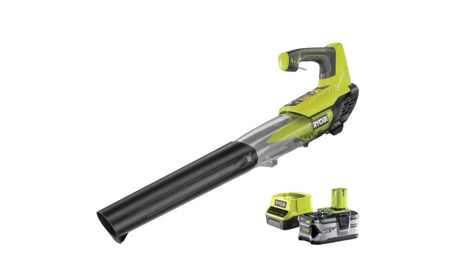 Ryobi ONE+ cordless leaf blower RBL18JB40F, 18V (green/black, Li-ion battery 4.0Ah)