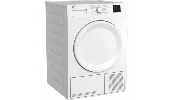 BEKO DCU 8230 N, condensation dryer (white)