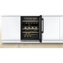Bosch KUW21AHG0 Series 6, wine refrigerator (black, 2 temperature zones)