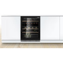 Bosch KUW21AHG0 Series 6, wine refrigerator (black, 2 temperature zones)