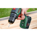 Bosch cordless drill/driver UniversalDrill 18V-60 (green/black, 2x Li-ion batteries 2.0Ah, case, POW