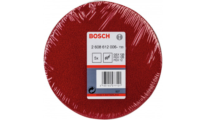 Bosch felt polishing disc soft / fine, 128mm (5 pieces, for eccentric sanders)