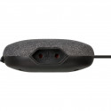 Brennenstuhl estilo charging station with textile surface, socket strip (anthracite/black, 3 meters,